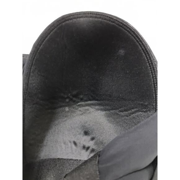 WOMEN'S Fit 4 U Laser Cut Tankini Swim Floral Top BLACK ONE PC 18W HIPS A304232 - Picture 6 of 10